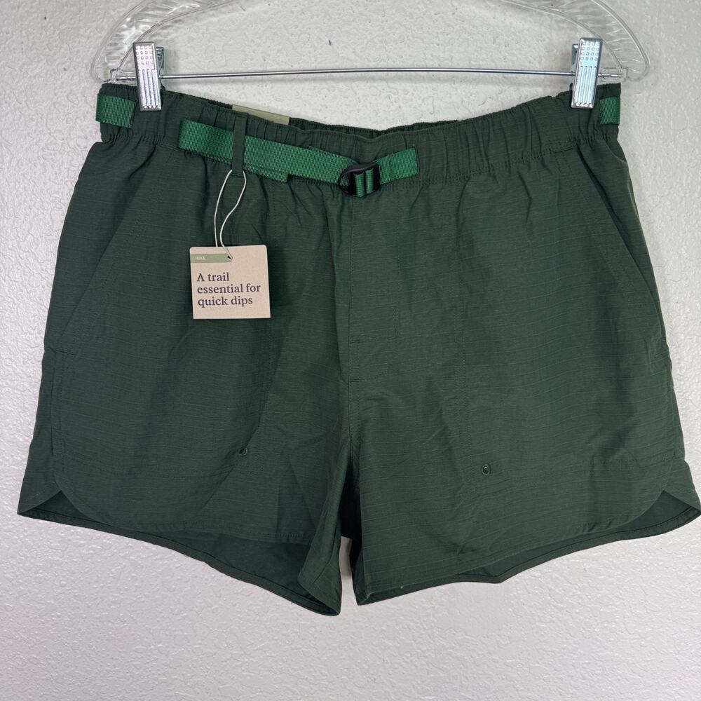REI Trailmade Amphib Shorts Womens Medium Hiking Hike Swim Heritage Spruce Green